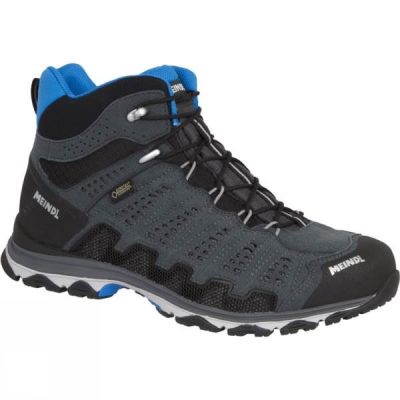 Botas Meindl X-SO 70 Mid GTX Hombre - Gris Oscuro / Azules - Chile ACM497120